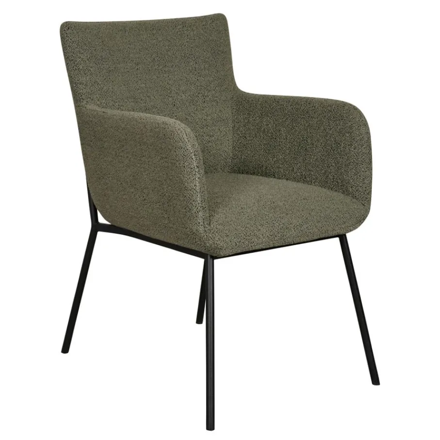 Eetkamerstoelen< Eetkamerstoel Viby Groen