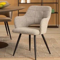 Eetkamerstoelen< Eetkamerstoel Ziggy Beige