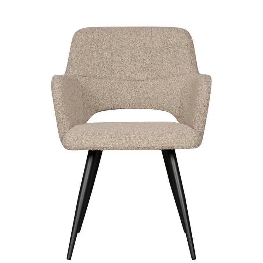 Eetkamerstoelen< Eetkamerstoel Ziggy Beige