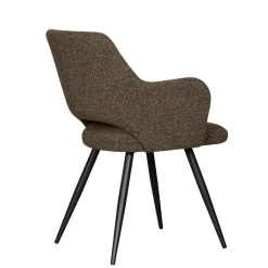 Eetkamerstoelen< Eetkamerstoel Ziggy Bruin