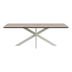 Eettafels< Eettafel Aarhus Beige - 220x100 cm