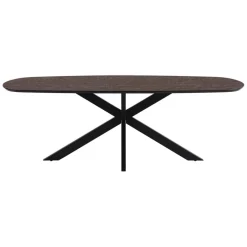 Eettafels< Eettafel Aarhus Grijs/Bruin - 220x105 cm
