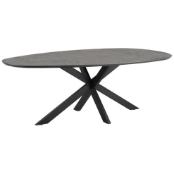 Eettafels< Eettafel Aarhus Grijs - 190x105 cm