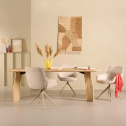 Eettafels< Eettafel Bedford Naturel - 220x100 cm