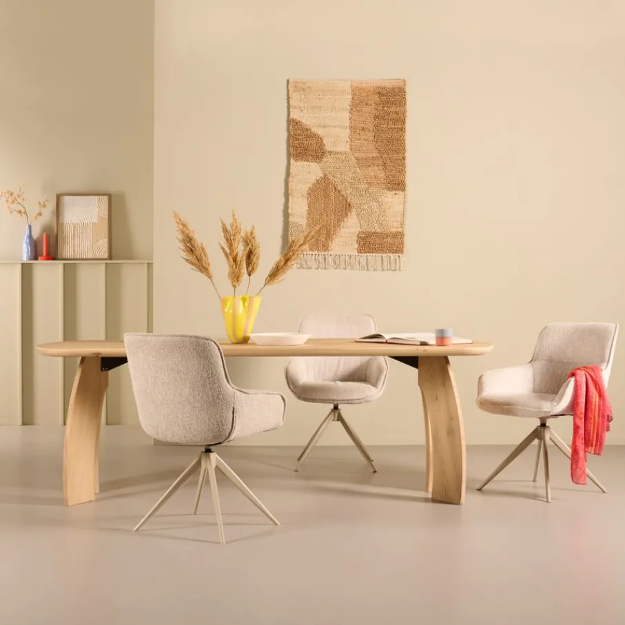 Eettafels< Eettafel Bedford Naturel - 220x100 cm