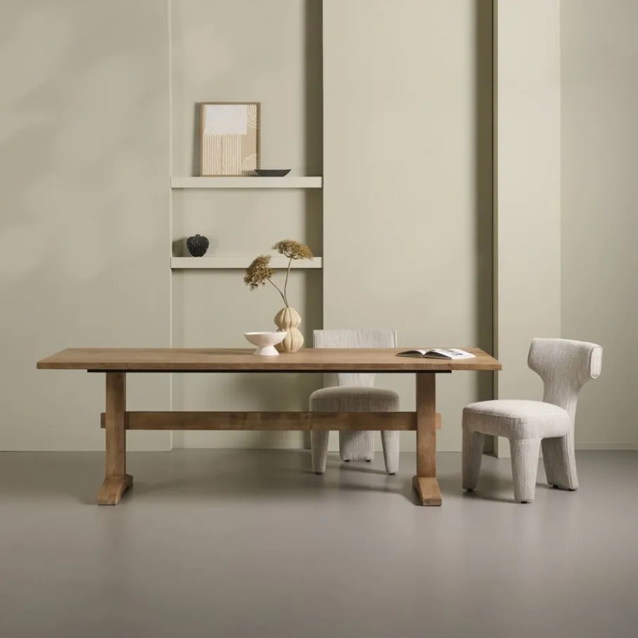 Eettafels< Eettafel Chaves Naturel - 220x100 cm
