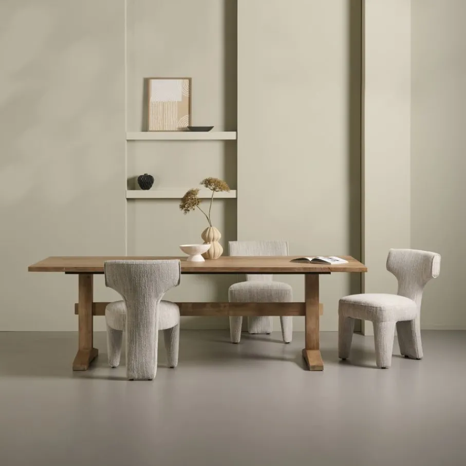 Eettafels< Eettafel Chaves Naturel - 220x100 cm