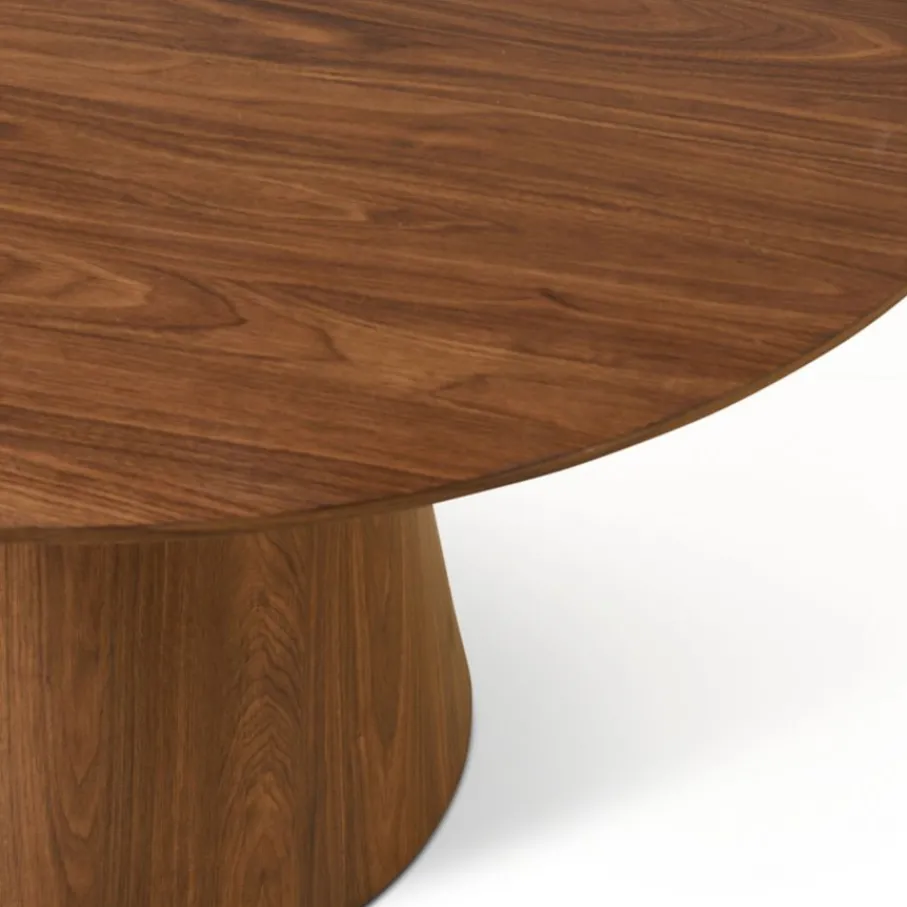 Eettafels< Eettafel Eli Walnoot - Ø 120 cm