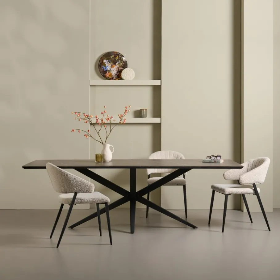 Eettafels< Eettafel Enjoy Bruin - 240x100 cm