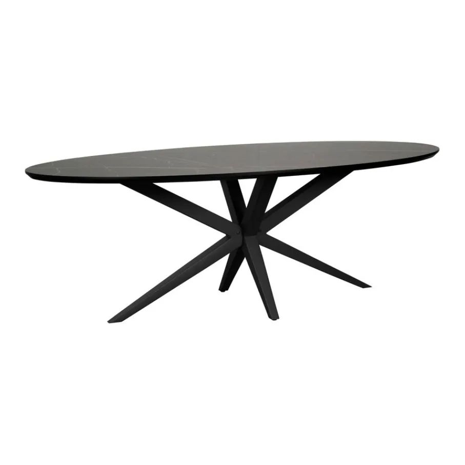 Eettafels< Eettafel Enjoy Zwart - 220x120 cm