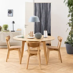 Eettafels< Eettafel Guss Naturel - Ø 140 cm