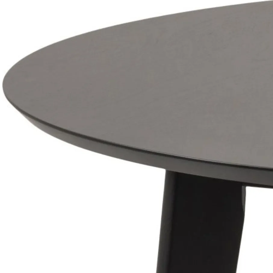 Eettafels< Eettafel Guss Zwart - Ø 105 cm