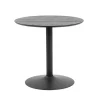 Eettafels< Eettafel Heeze - Ø 80 cm Zwart