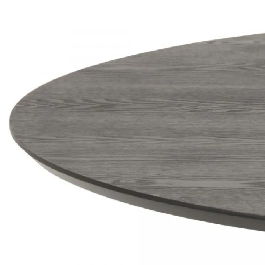 Eettafels< Eettafel Heeze Zwart - Ø 110 cm