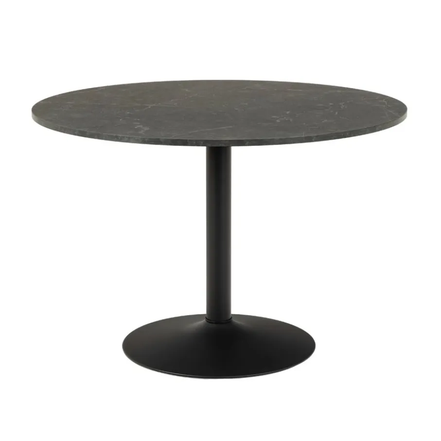 Eettafels< Eettafel Heeze Zwart - Ø 110 cm