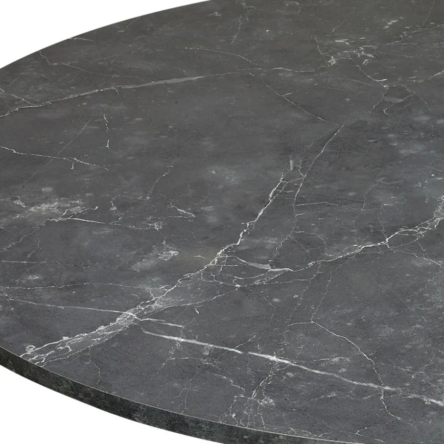 Eettafels< Eettafel Heeze Zwart - Ø 110 cm