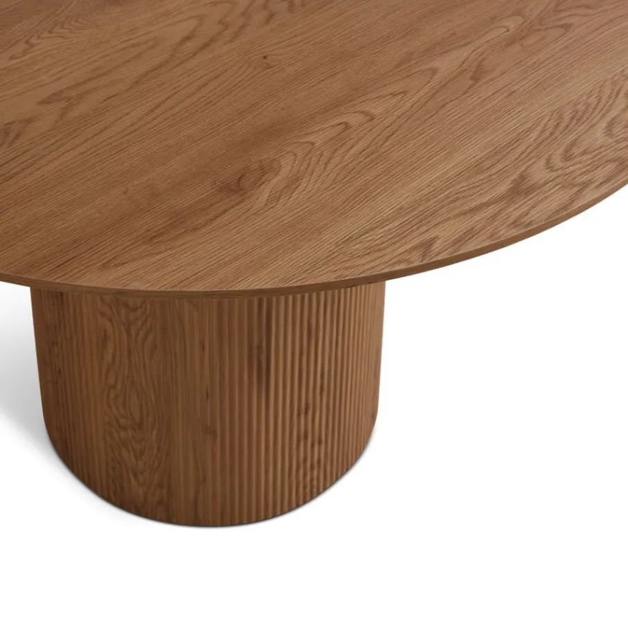 Eettafels< Eettafel Joas Walnoot - Ø 120 cm