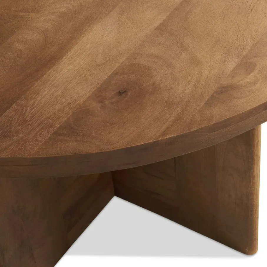Eettafels< Eettafel Liam Kastanjebruin - Ø 150 cm