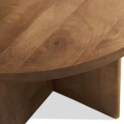 Eettafels< Eettafel Liam Kastanjebruin - Ø 120 cm