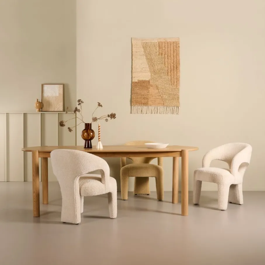 Eettafels< Eettafel Morez Naturel - 240x100 cm