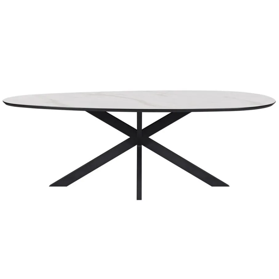 Eettafels< Eettafel Nyborg Wit - 225x115 cm