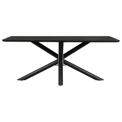 Eettafels< Eettafel Nyborg Zwart - 190x95 cm