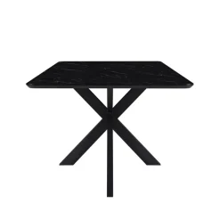 Eettafels< Eettafel Nyborg Zwart - 190x95 cm