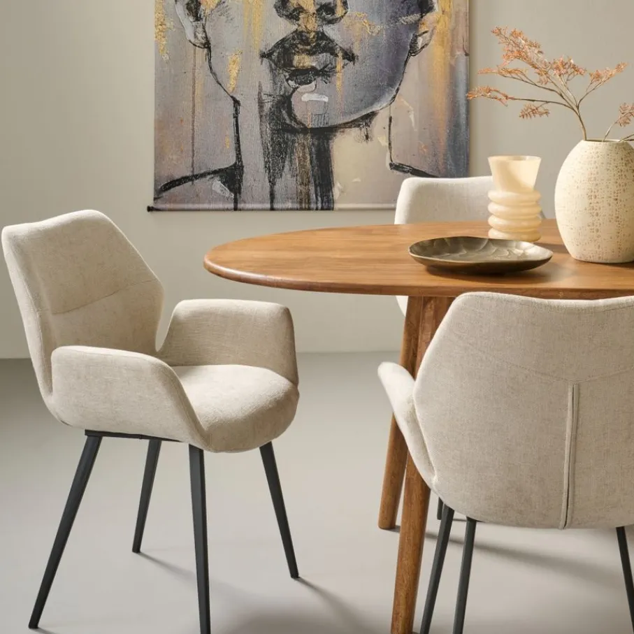 Eettafels< Eettafel Rego Bruin - 220x110 cm