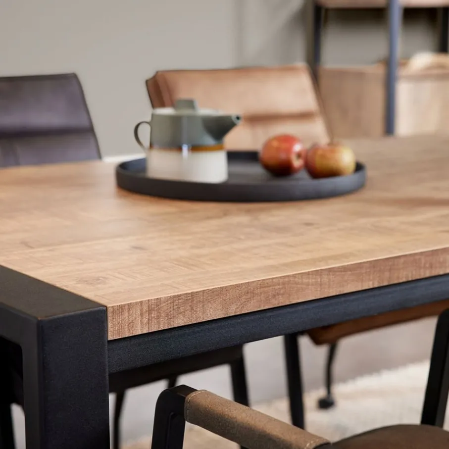 Eettafels< Eettafel Tilburg Naturel - 190x90 cm