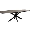 Eettafels< Eettafel Viborg Donkerbruin - 220x100 cm
