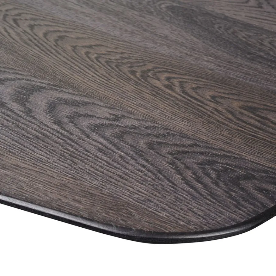 Eettafels< Eettafel Viborg Donkerbruin - 220x100 cm