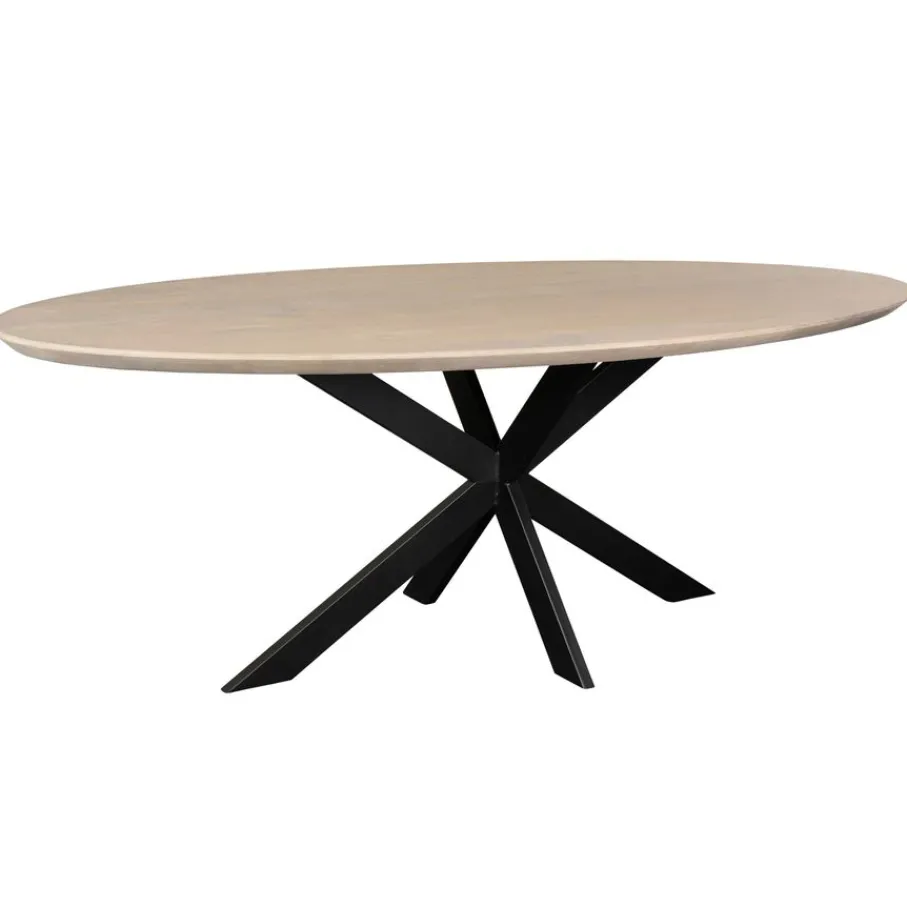 Eettafels< Eettafel Viborg Naturel - 220x110 cm