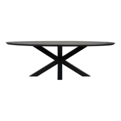 Eettafels< Eettafel Viborg Zwart - 240x110 cm