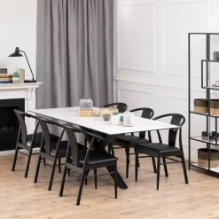 Eettafels< Eettafel Vikten Wit - 200x100 cm