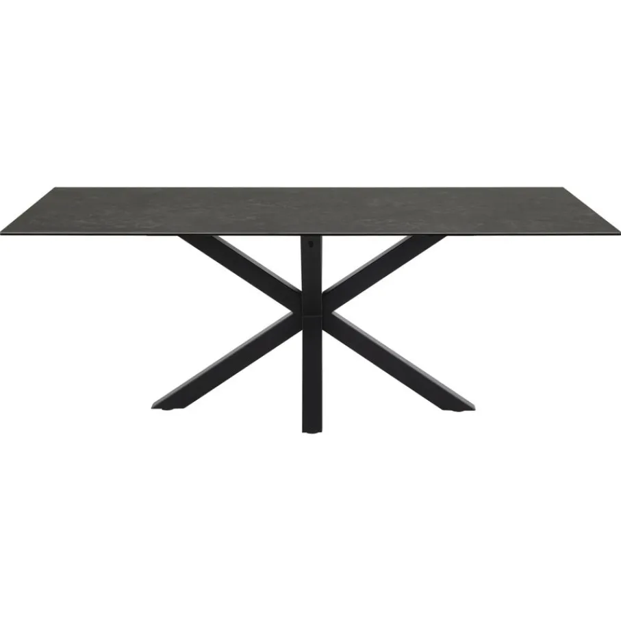 Eettafels< Eettafel Vikten Zwart - 200x100 cm
