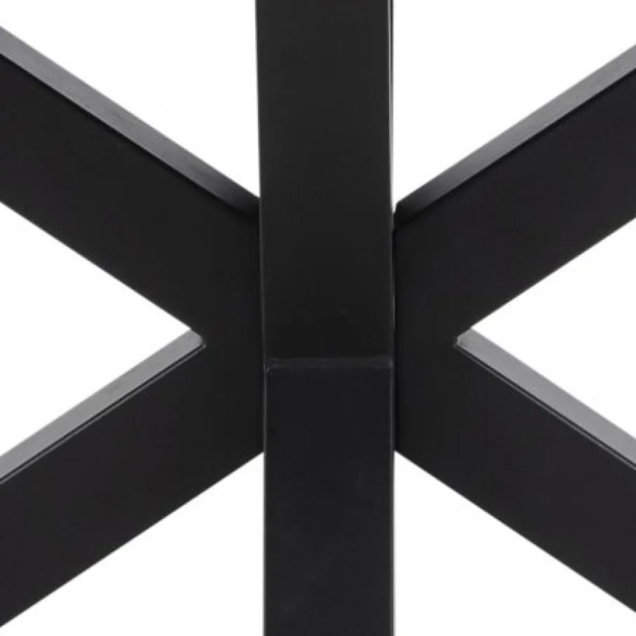 Eettafels< Eettafel Vikten Zwart - 200x100 cm