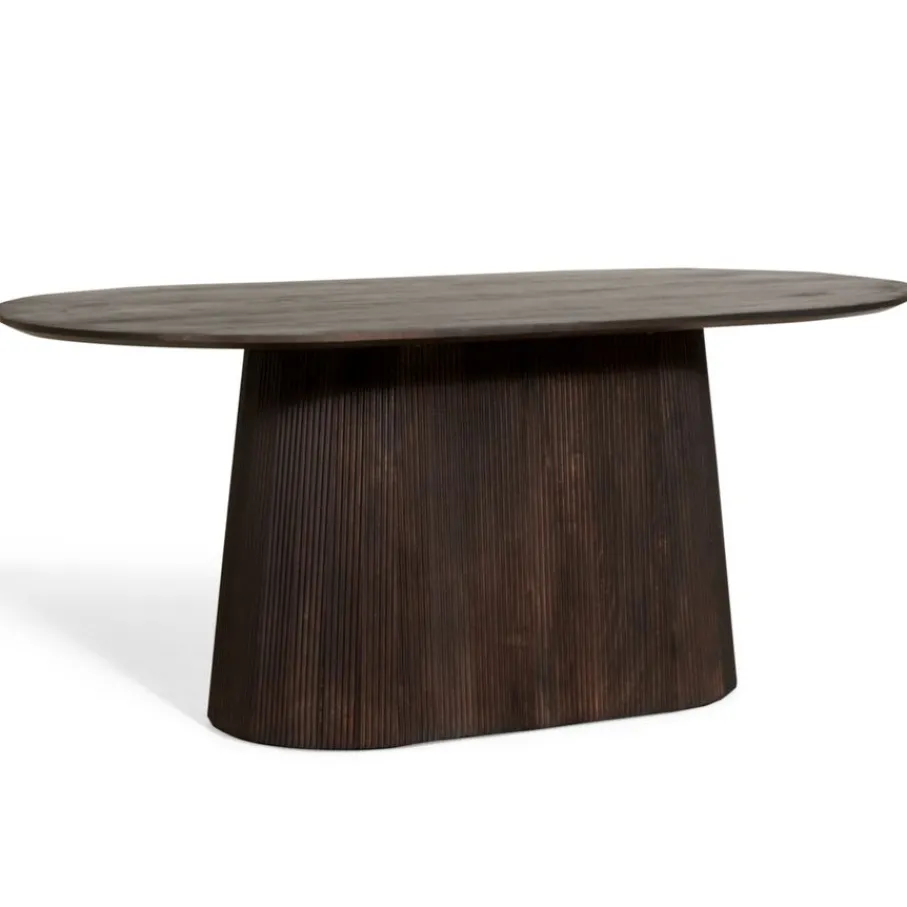 Eettafels< Eettafel Viktor Donkerbruin - 230x110 cm