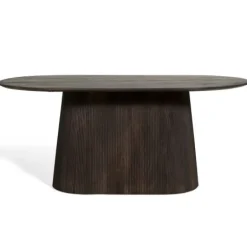 Eettafels< Eettafel Viktor Donkerbruin - 230x110 cm