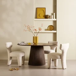Eettafels< Eettafel Viktor Donkerbruin - Ø 120 cm