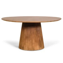 Eettafels< Eettafel Viktor Lichtbruin - Ø 150 cm