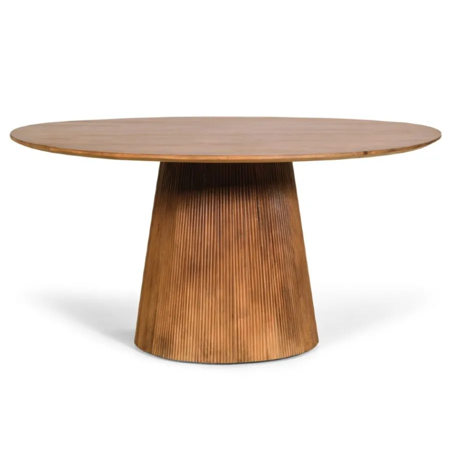 Eettafels< Eettafel Viktor Lichtbruin - Ø 150 cm