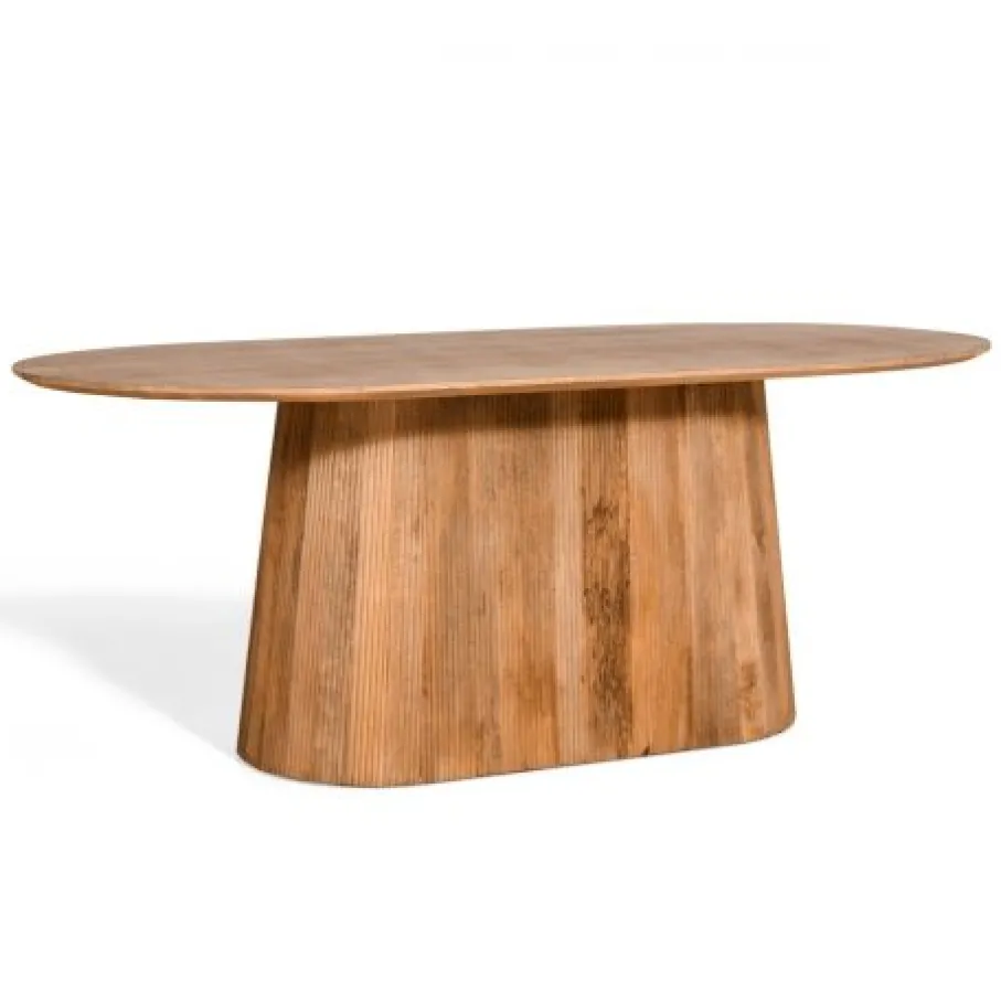 Eettafels< Eettafel Viktor Lichtbruin - 200x100 cm