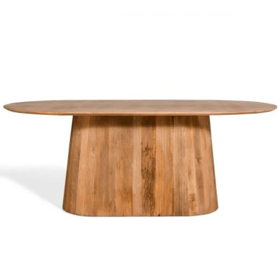 Eettafels< Eettafel Viktor Lichtbruin - 200x100 cm