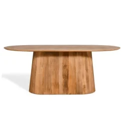 Eettafels< Eettafel Viktor Lichtbruin - 180x100 cm