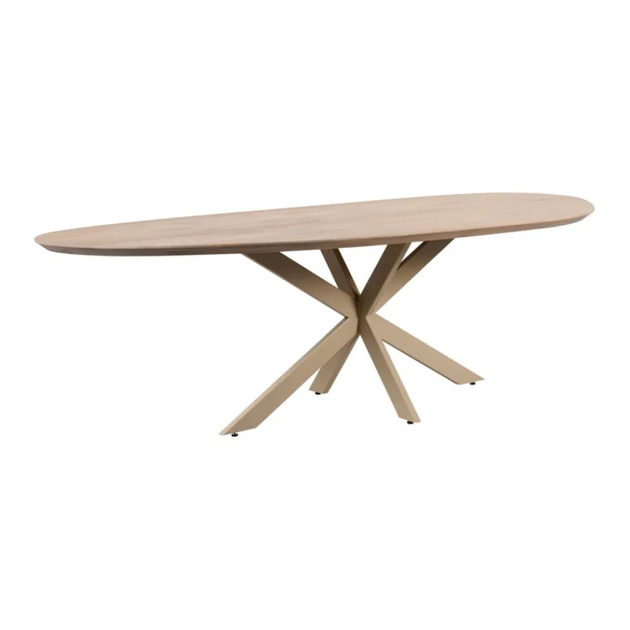 Eettafels< Eettafel Woodley Naturel - 250x115 cm