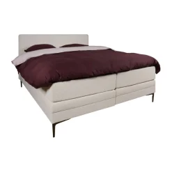 Boxsprings<Cinderella Elektrische Boxspring Crème - 180x210 cm