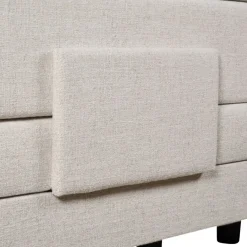 Boxsprings< Elektrische Boxspring Madrid Naturel - 180x200 cm