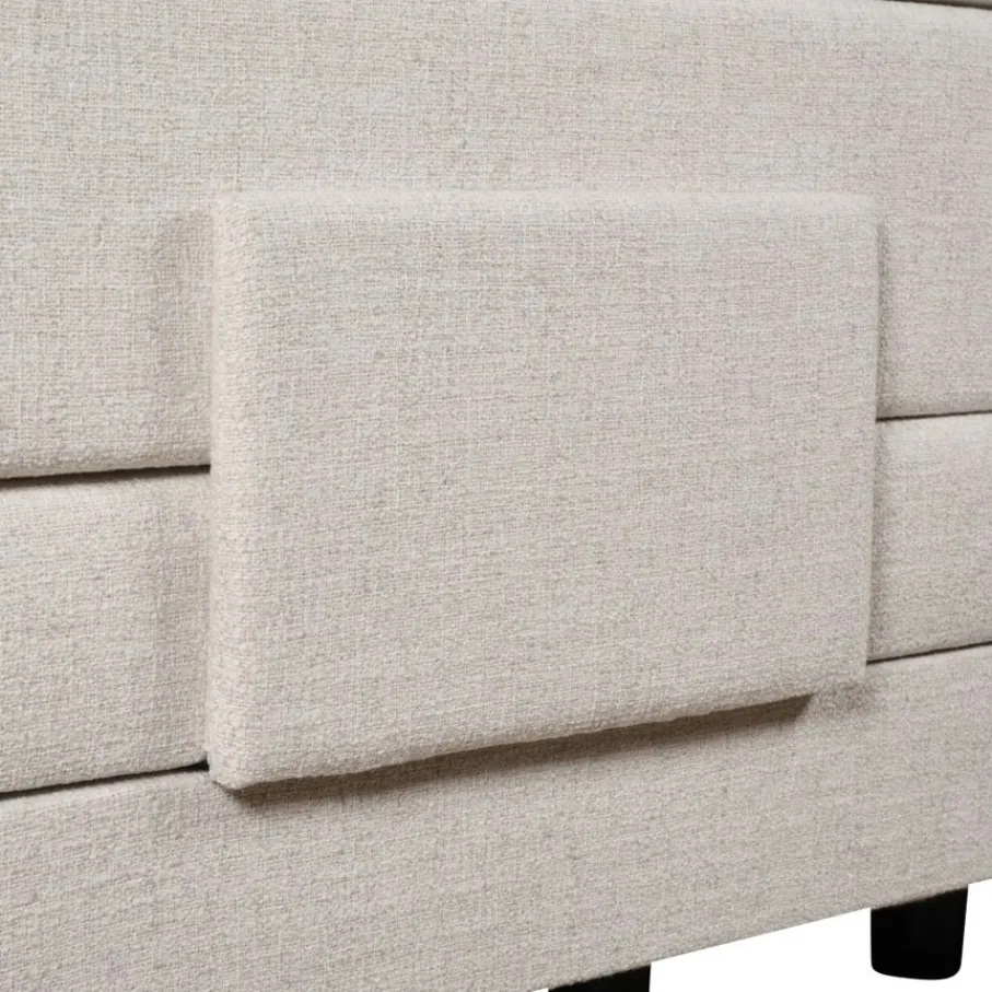 Boxsprings< Elektrische Boxspring Madrid Naturel - 180x200 cm