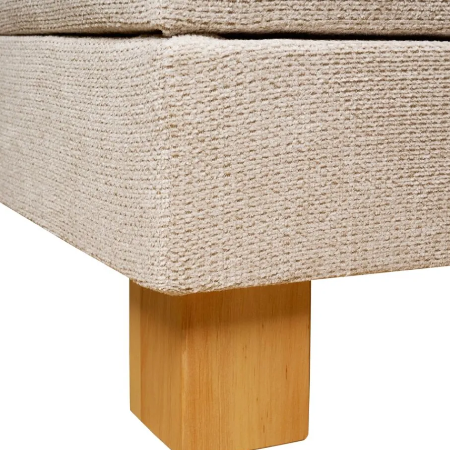 Boxsprings< Elektrische Boxspring Valencia Beige - 180x200 cm
