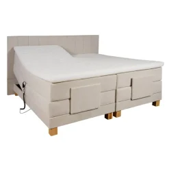 Boxsprings< Elektrische Boxspring Valencia Beige - 180x200 cm